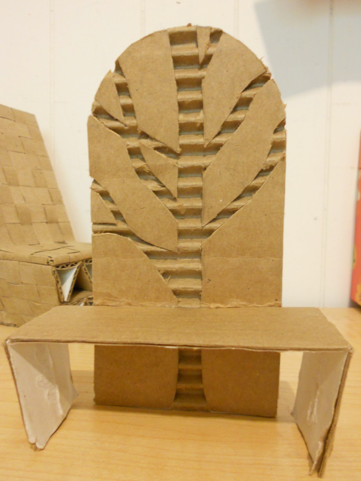 Create and Design cardboard chair