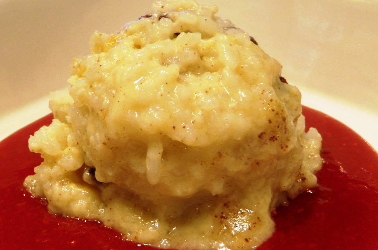 Sandra's Alaska Recipes SANDRA'S COCONUT MILK RICE PUDDING over