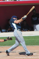 Chris Richard was 2 for 3 with a double and two RBI's in Sunday's game.