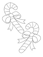 Candy Cane Coloring Page Candy Cane Coloring Page