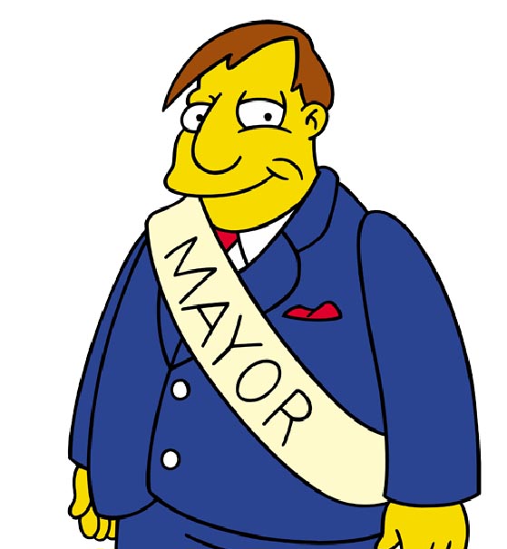 Red County Управление  Simpsons-schip-page-not-a-hack-say-republicans-mayor-quimby