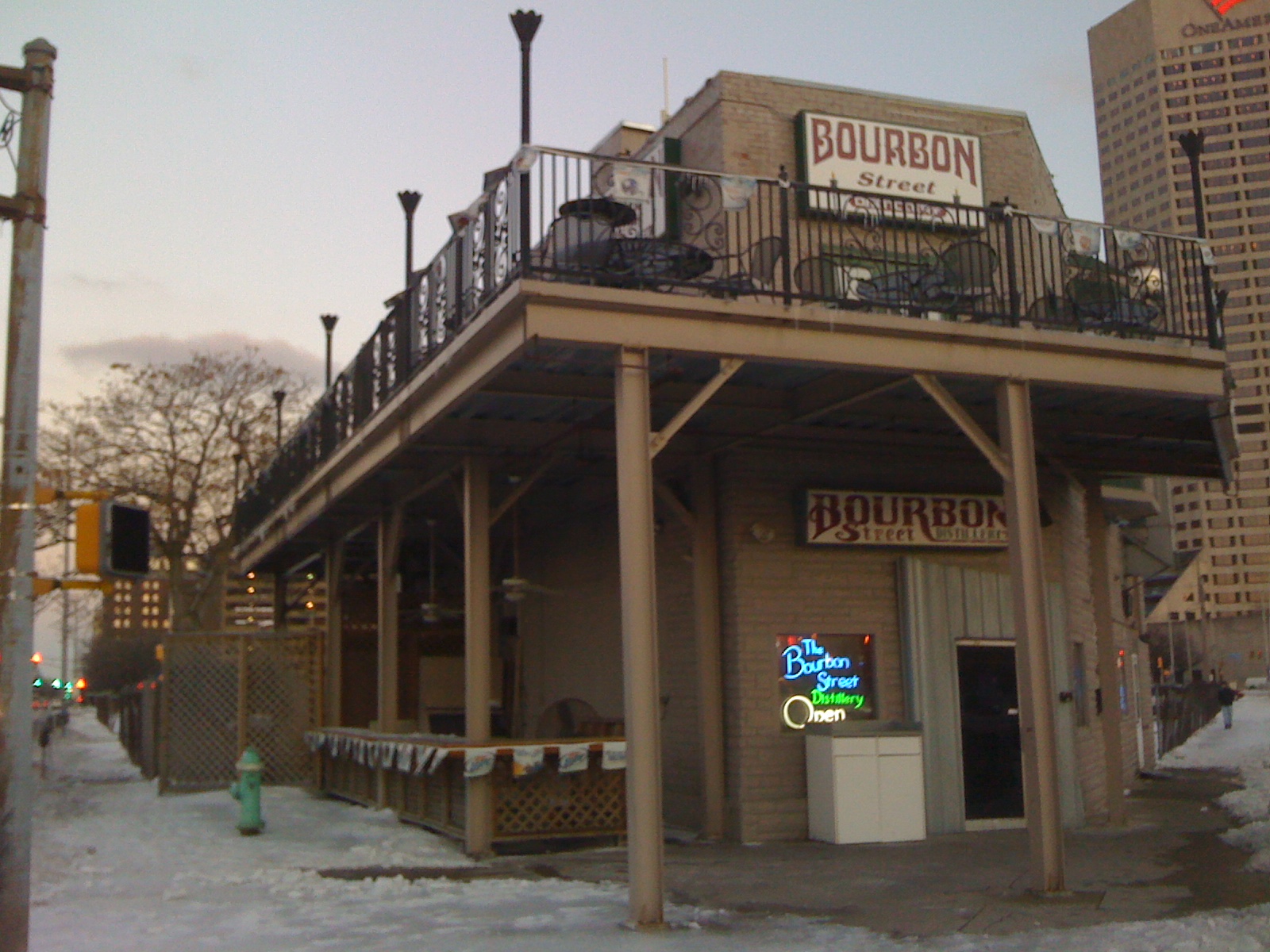 PIG OUT SPOTS Bourbon Street Distillery (Indianapolis, Indiana)