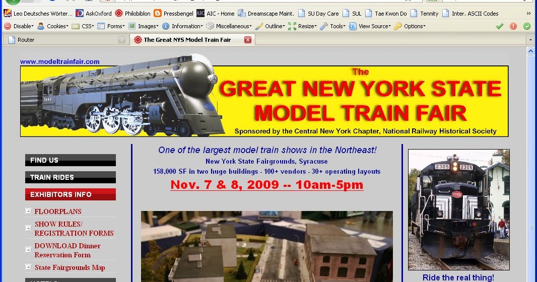 Papphausen Come vist at the Great New York State Model Train Fair in