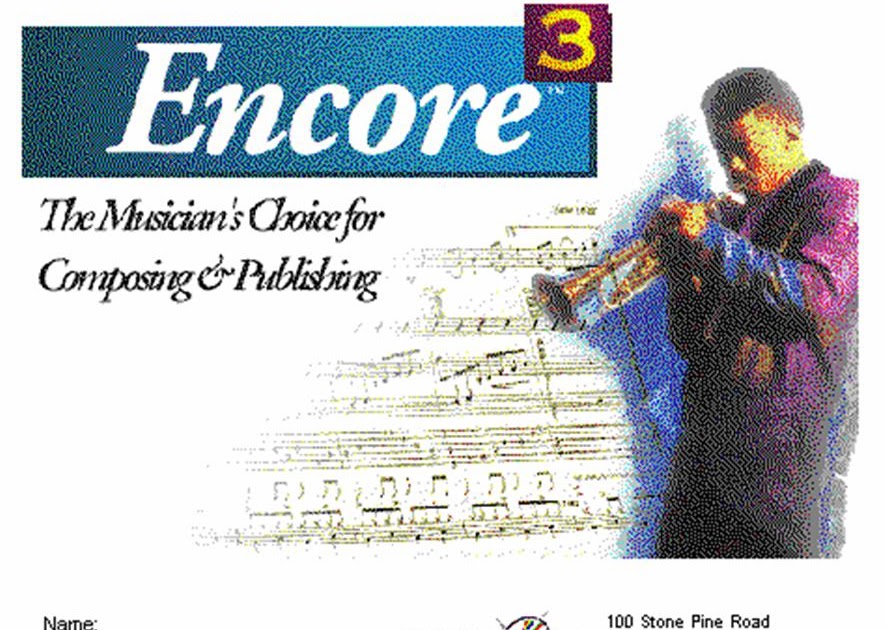 ENCORE Music Notation Software