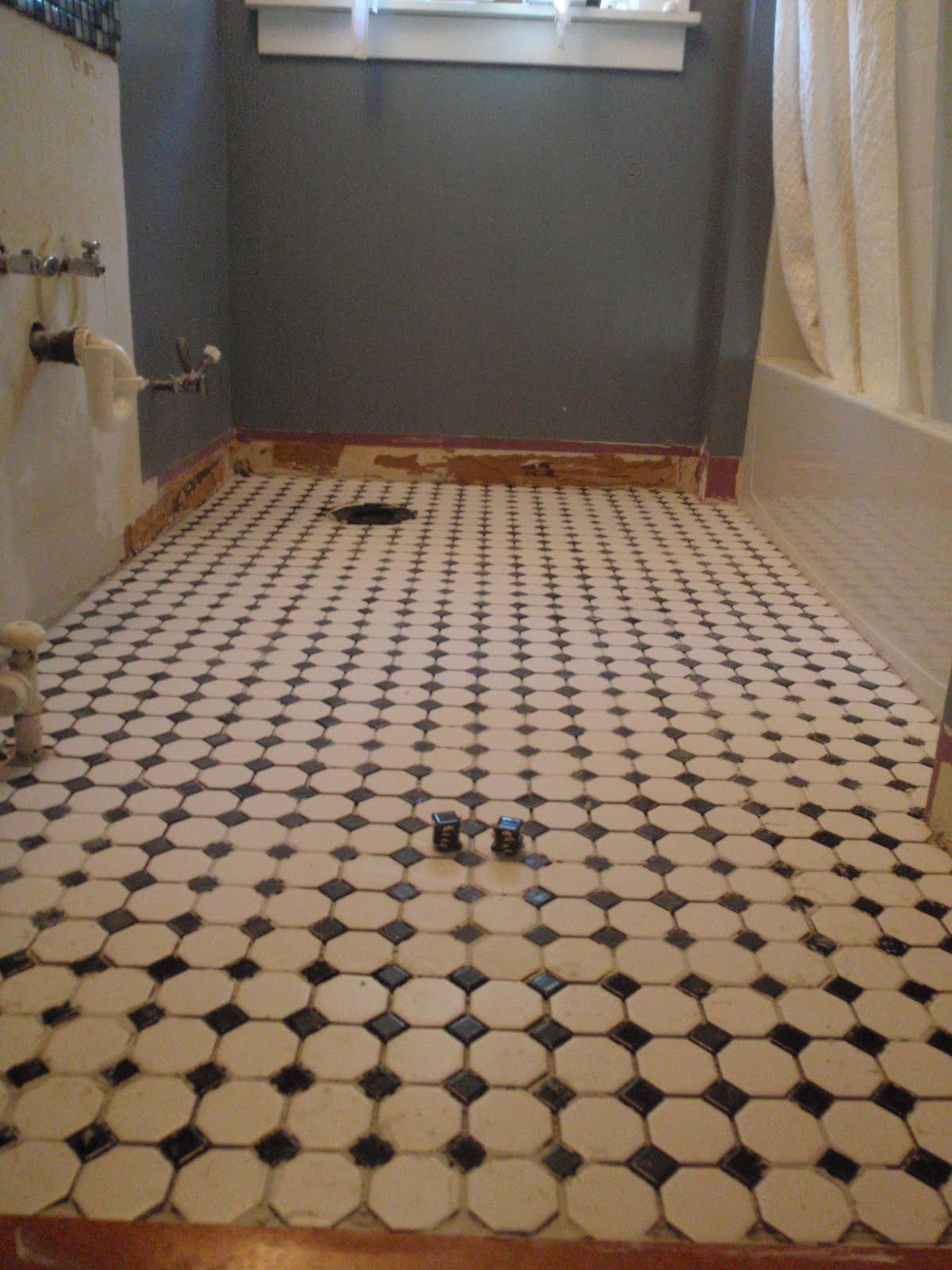 Hammers and High Heels Bathroom Redo Gettin' Our Grout On!