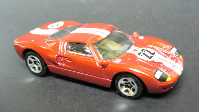 Red Ford GT40 from Hot Wheels.