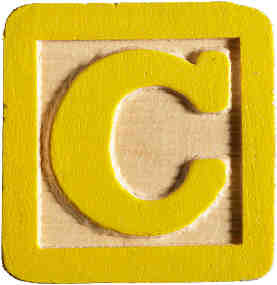 Letter C Block
