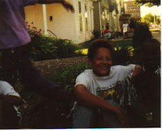 On the front stoop at the Bray Center.