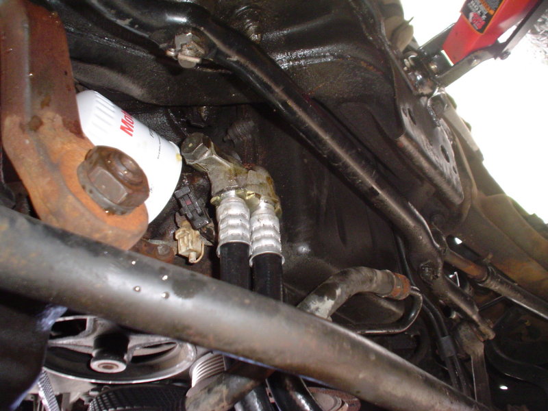 CVI Your Crown Vic Information Source! Replacing the Oil Cooler Lines.