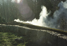 Smoke in the mountains
