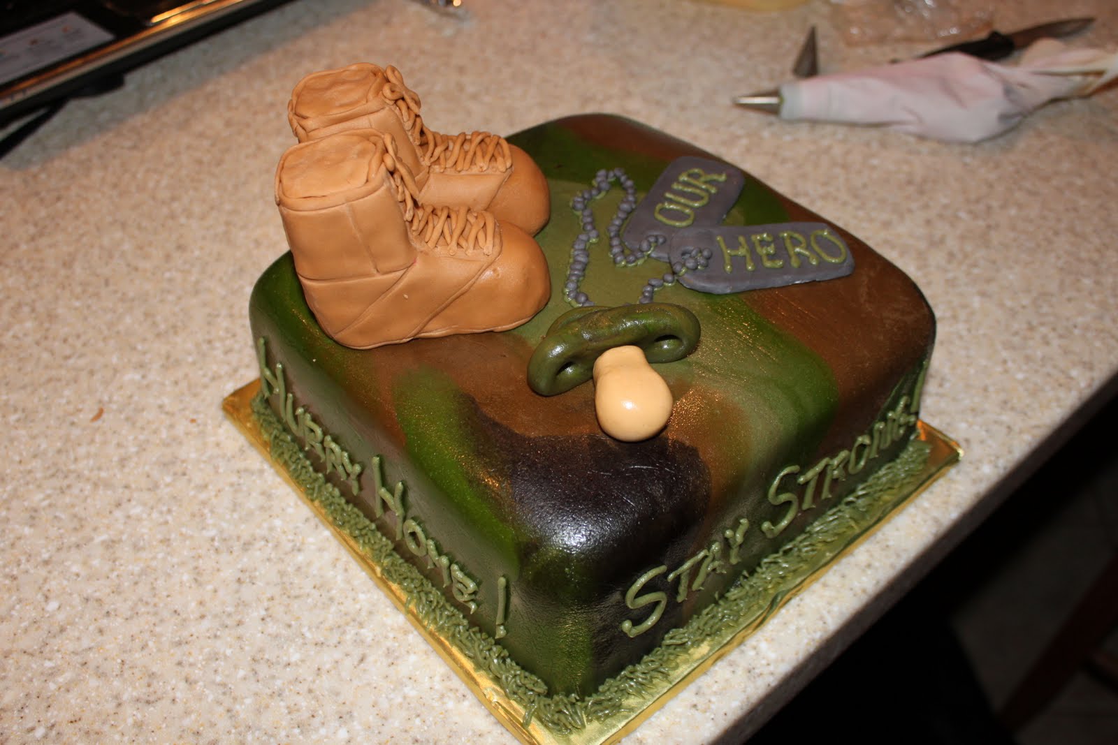 Camouflage Icing