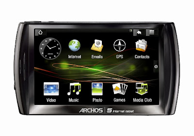 Android in Archos 5 Internet Tablet