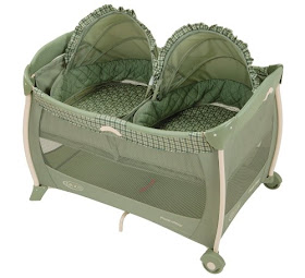 double bassinet pack and play