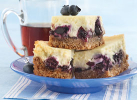 Blueberry Cheese cake bars