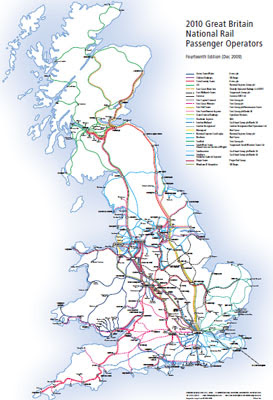 National Express Train Map East Anglia