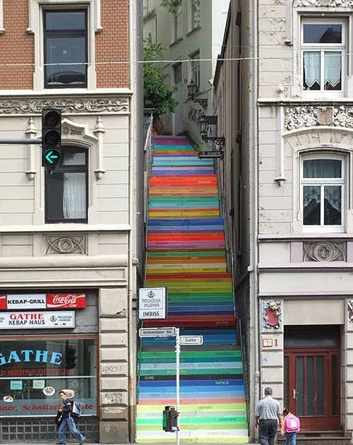 Curiosidades: Escaleras de colores : x4duros.com
