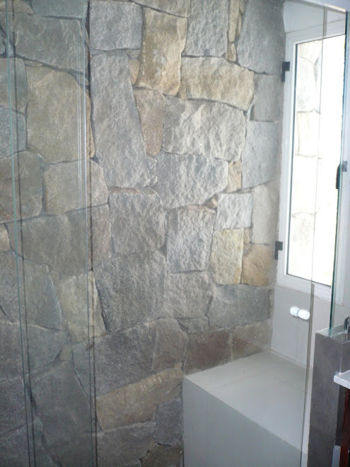 Detalle de ducha en Baño suite en Planta baja