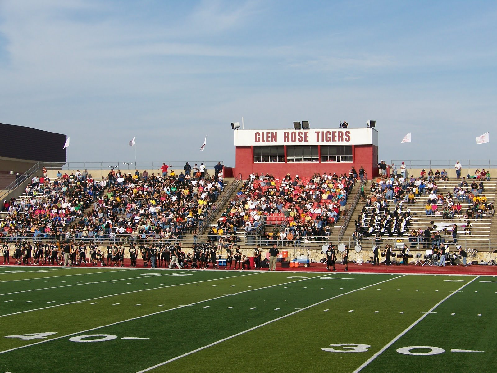 The Maypearl Pipes Playoff football game in Glen Rose