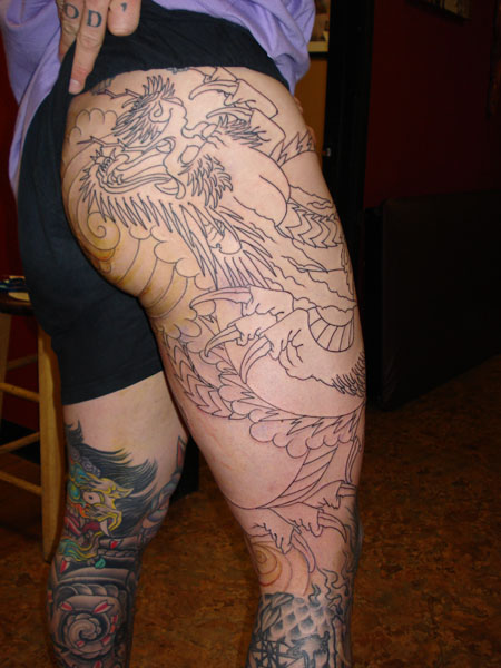 Leg Tattoo Design Idea