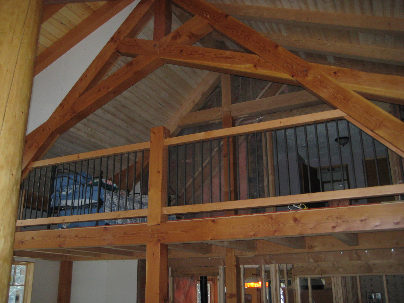 Ski Camp Addition Railing on Loft