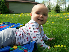 JJ loves the grass...