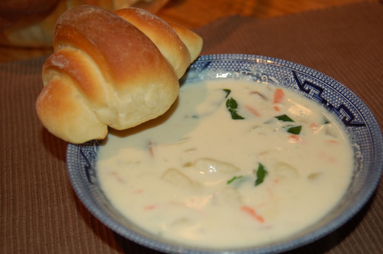 Joy in the Kitchen! Chicken Gnocchi Soup and Lion House Rolls