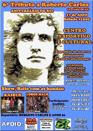 IMPERDÍVEL: 17 DE ABRIL - SÁBADO - 21h00 NO CEC/CEARÁ-MIRIM/RN