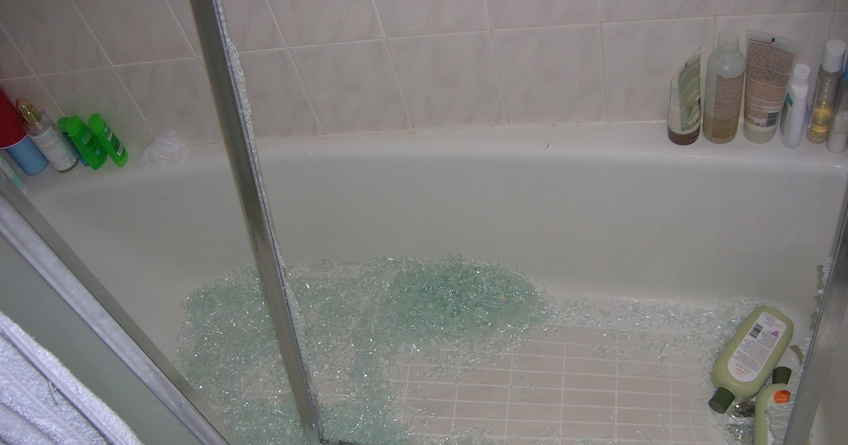 MONTANA DUCKGIRL Broken Shower Door