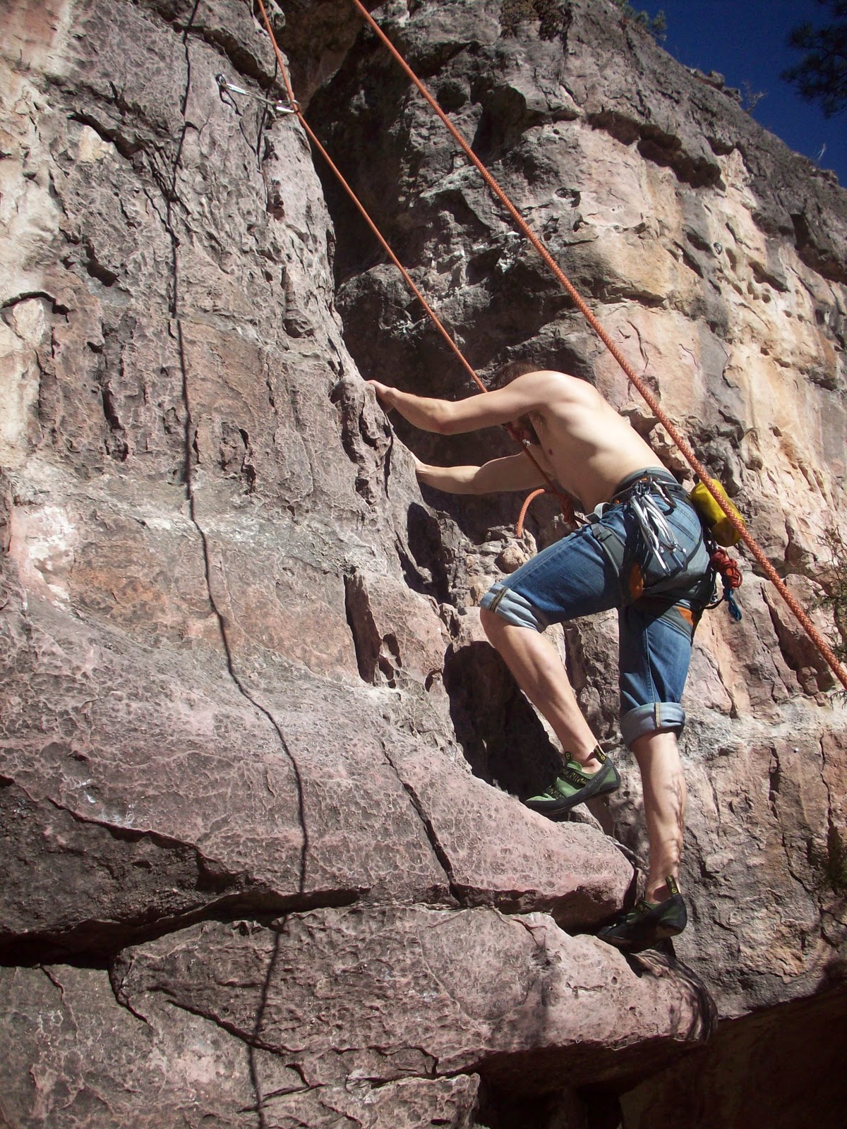 lucyhighlander Sedona Spike + Climbing in Flagstaff at The Pit