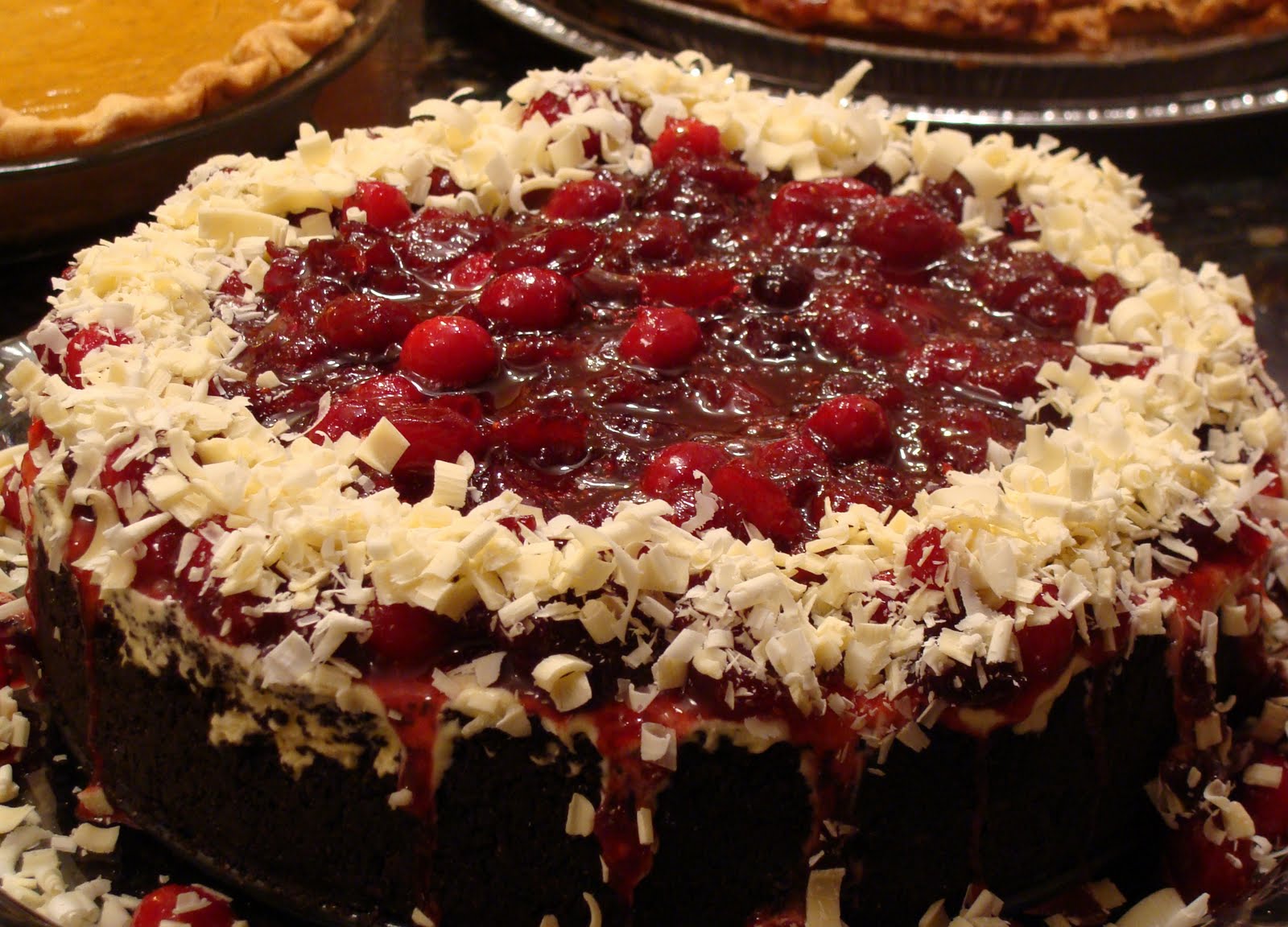 Tummy Temptations Frozen Grand Marnier Torte with Dark Chocolate Crust
