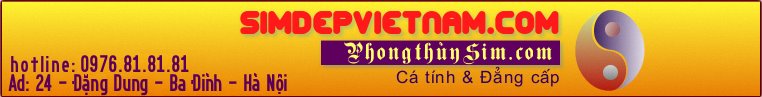 SIM ĐẸP NGƯỜI VIỆT