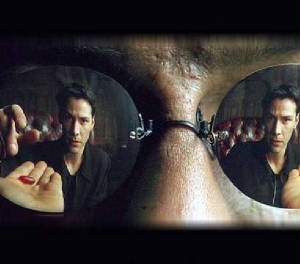 “ Matrix é  um mundo que jogaram diante dos seus olhos, para deixá-lo cego quanto à verdade...