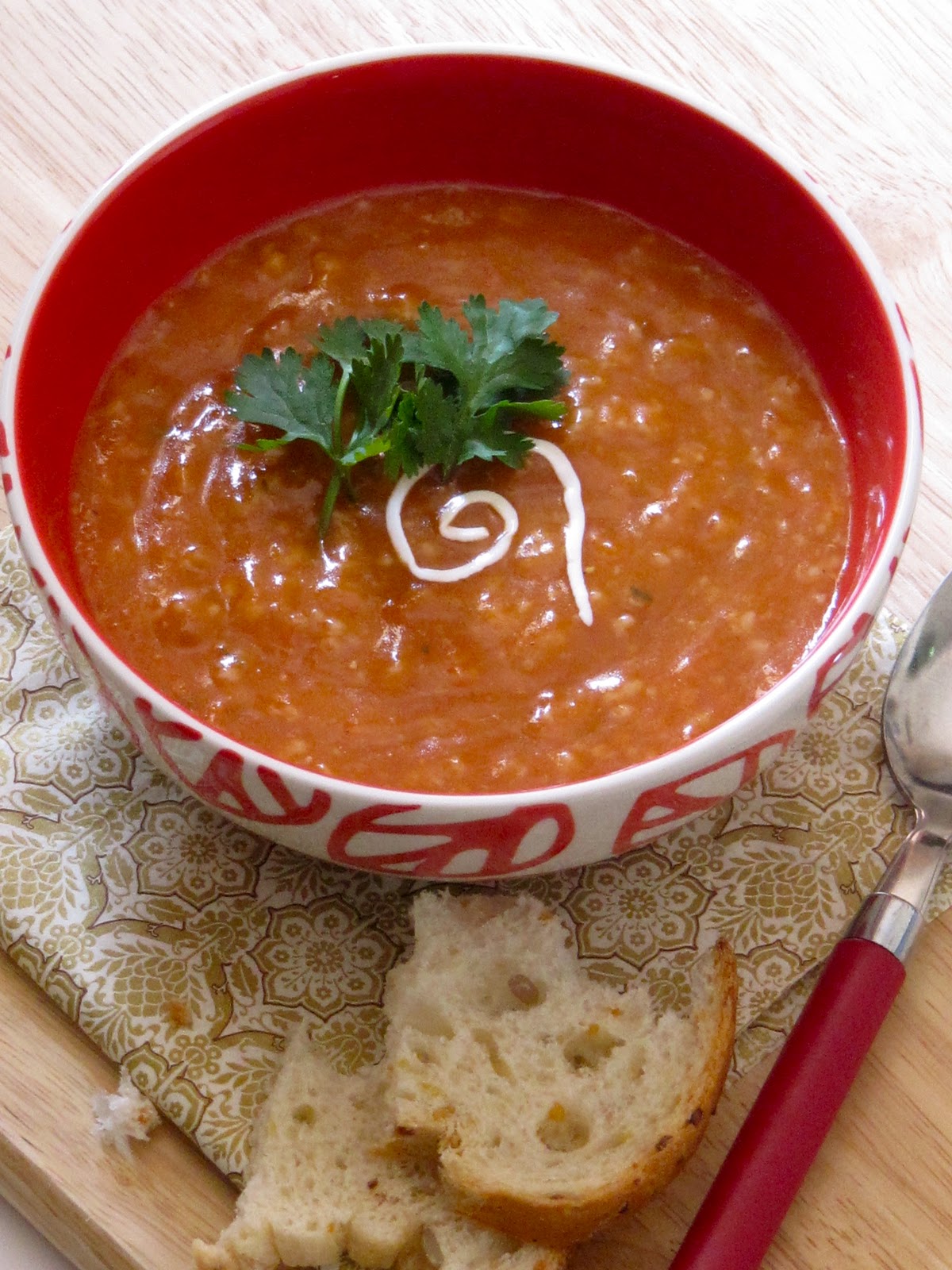 Plateful Tomato Oat Soup
