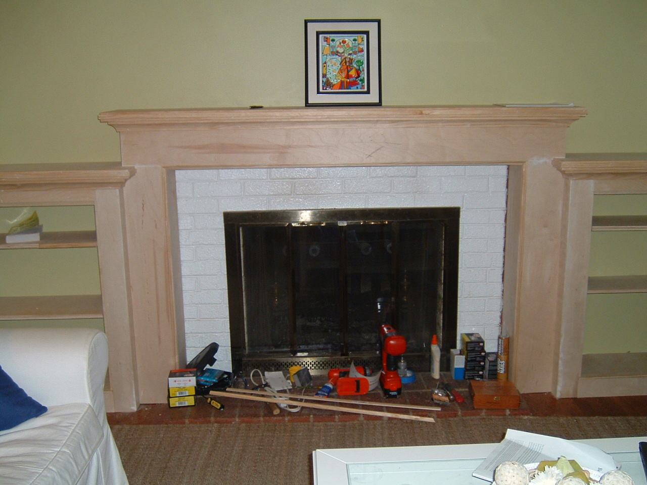 Aesthetic Oiseau: More Fireplace Progress Pictures
