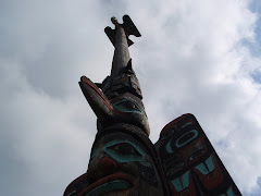 Totempoles tell of the importance of the person, family, or community/