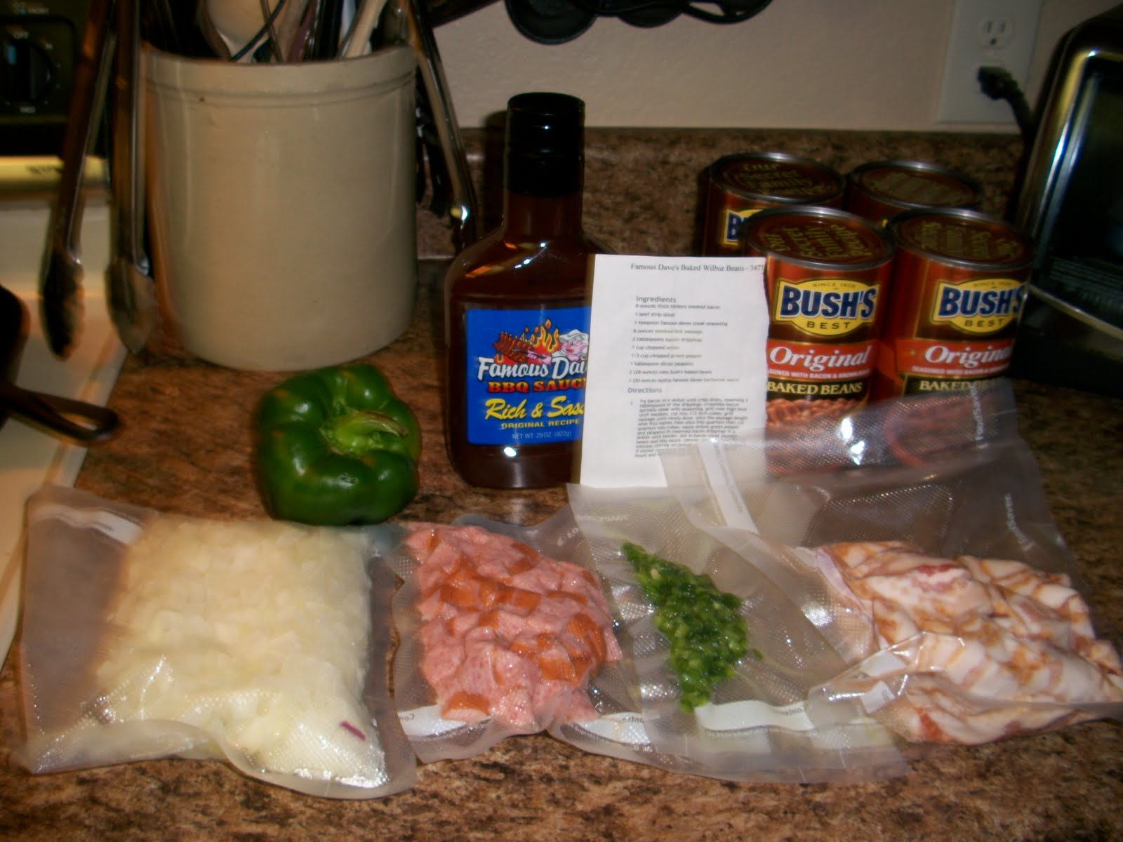 Marlene's Many Hats Famous Dave's Baked Wilbur Beans