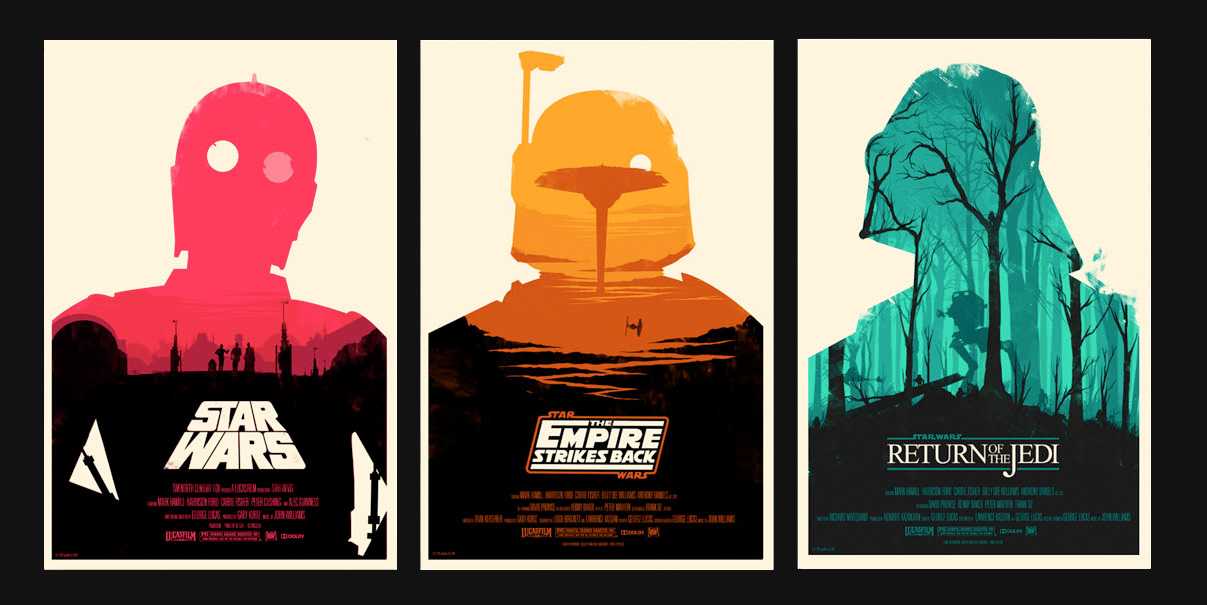 Star Wars Return Of The Jedi Movie Poster. The Vader/Return Of The Jedi