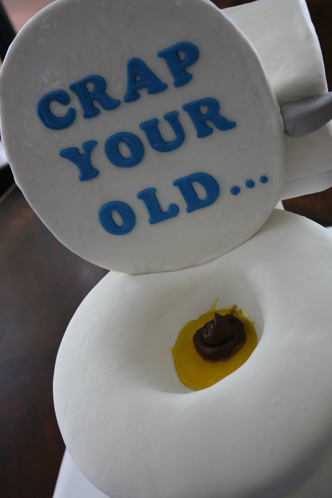 And Everything Sweet Toilet Cake