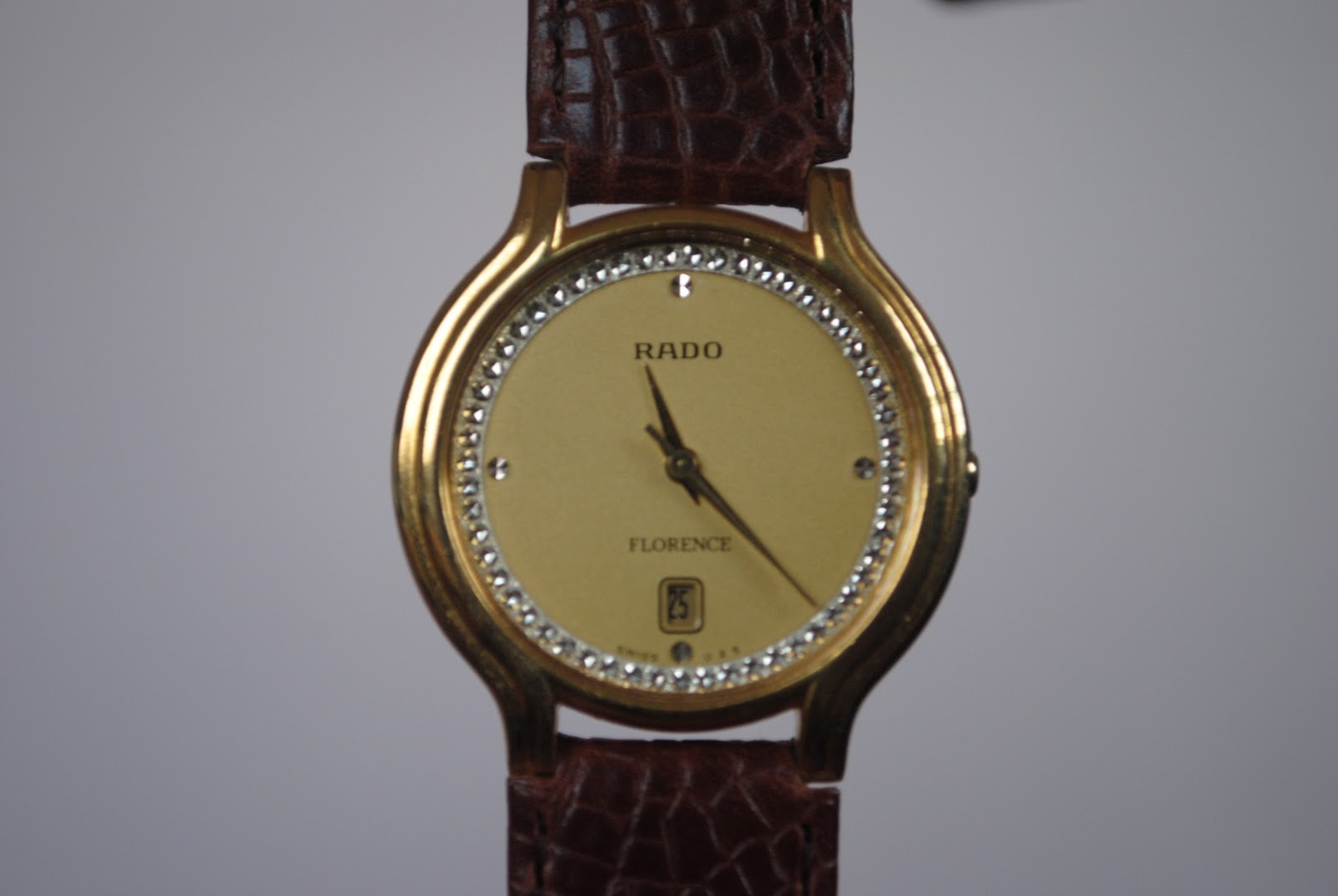 WatchedWatch Original RADO Florence Swiss Quartz Movement Men Watch