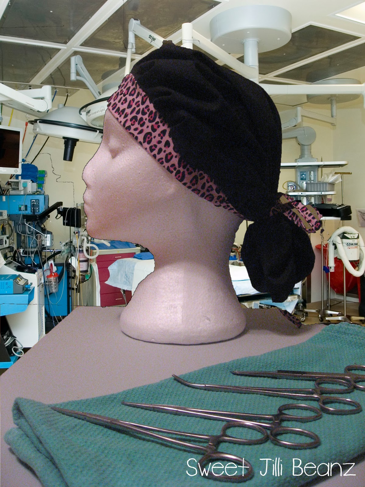 Sweet Jilli Beanz Scrub Hat Tutorial