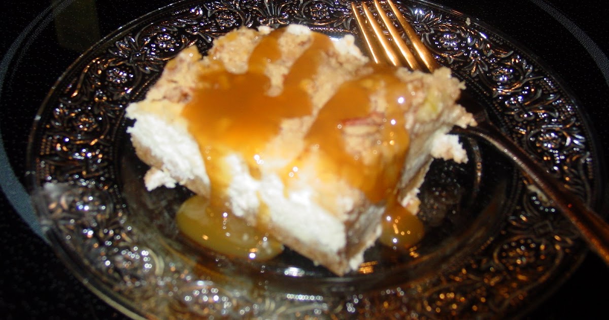 Judy's Kitchen PAULA DEEN'S CARAMEL APPLE CHEESECAKE BARS WITH
