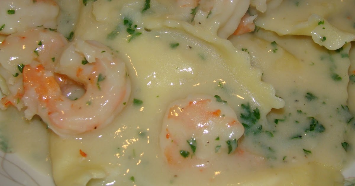 Judy's Kitchen LOBSTER RAVIOLI WITH SHRIMP CREAM SAUCE