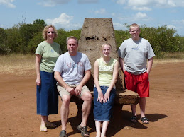 Our family at the Tanzania border