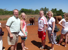 At Elephant orphanage