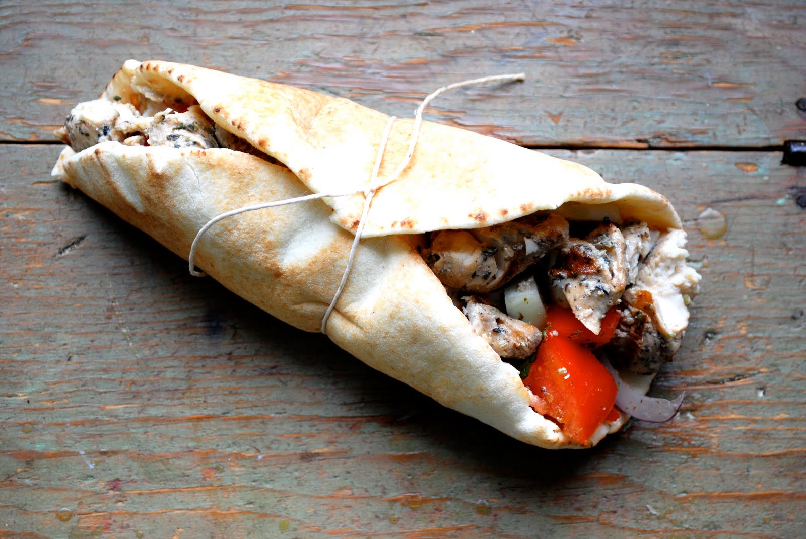 Three Little Hungry Birds: Greek Salad Pita Sandwich