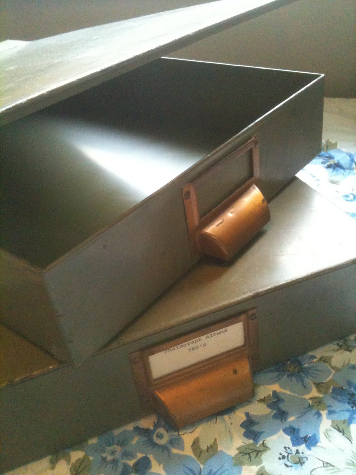 SEATTLE JUNK LOVE SOLD vintage industrial metal storage box 26/each