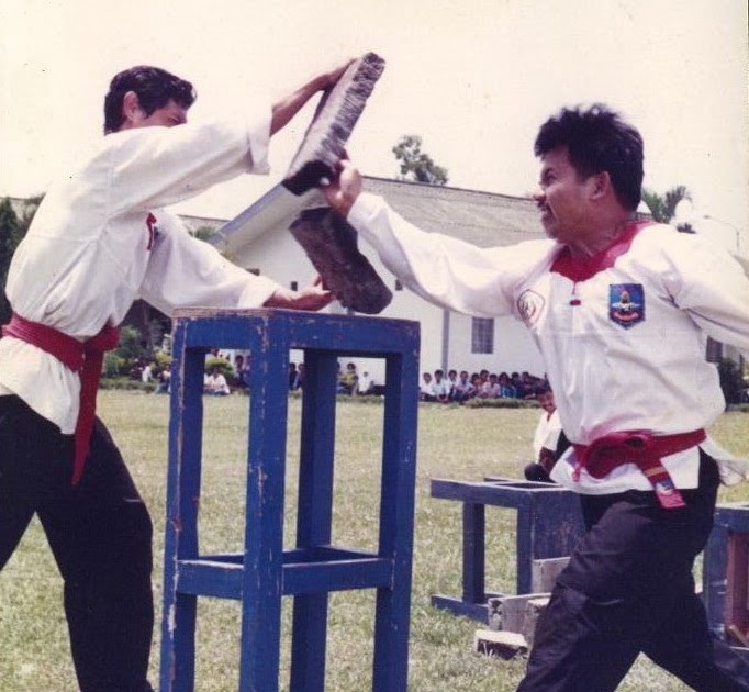 Teknik Memukul Benda Keras Merpati Putih Pencak Silat Merpati Putih