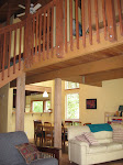 Living/dining area -loft above