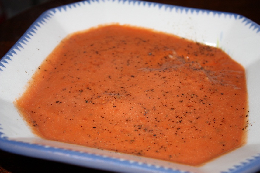 Vegan Epicurean Creme of Tomato and Brown Rice Soup