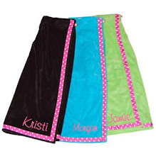 Minky Bath Wraps $28-$34